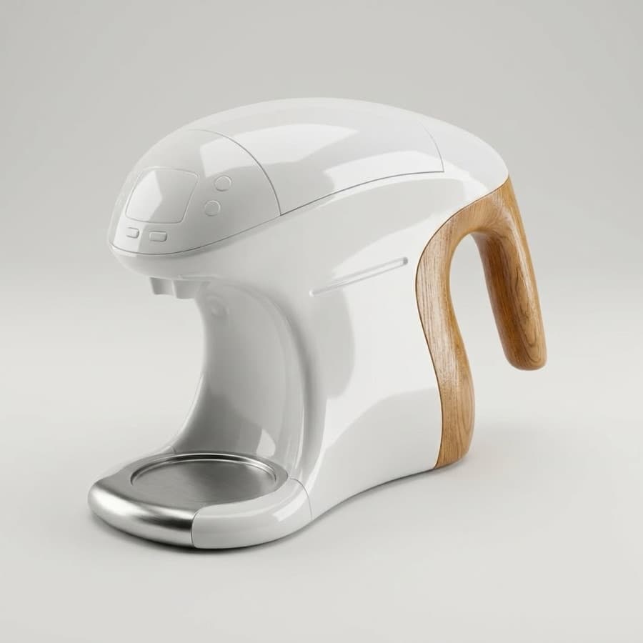Product design render Nano Banana Pro output