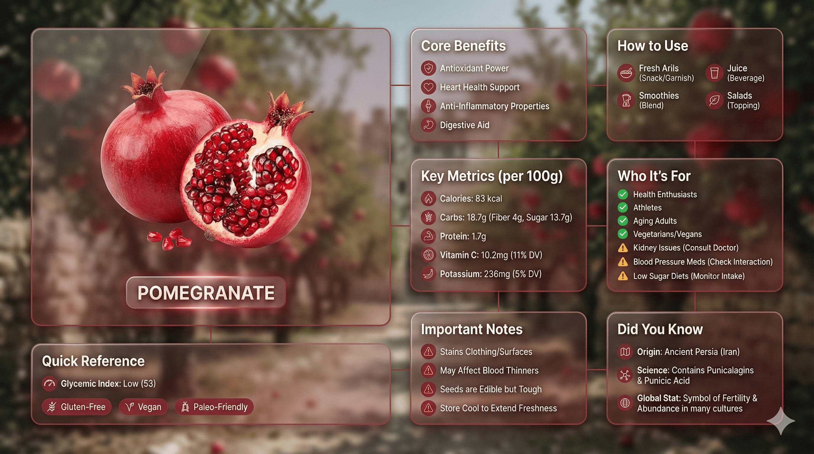Premium liquid glass Bento grid product infographic with 8 modules reference image