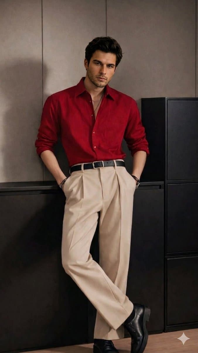 Product Marketing - Male Fashion Editorial Portrait reference image